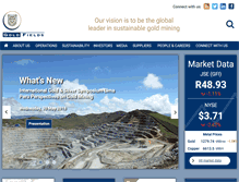 Tablet Screenshot of goldfields.com